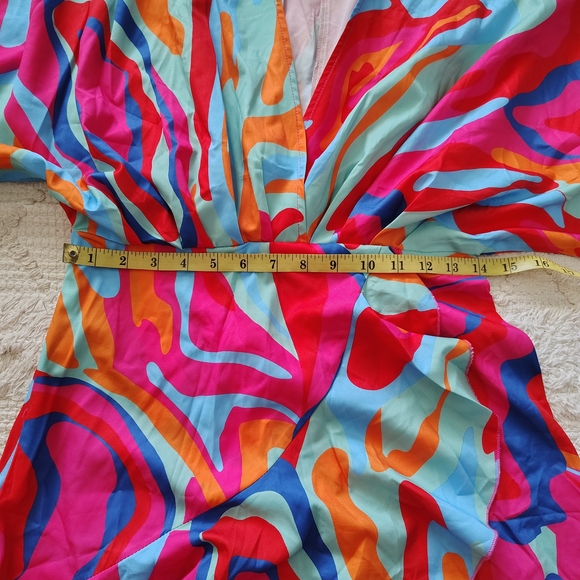 Colorful Abstract Print Mini Dress - Picture 13 of 16